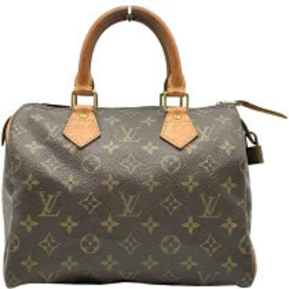 Louis Vuitton Speedy Brown Monogram Canvas Handbag